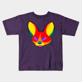 Gay pride cat Kids T-Shirt